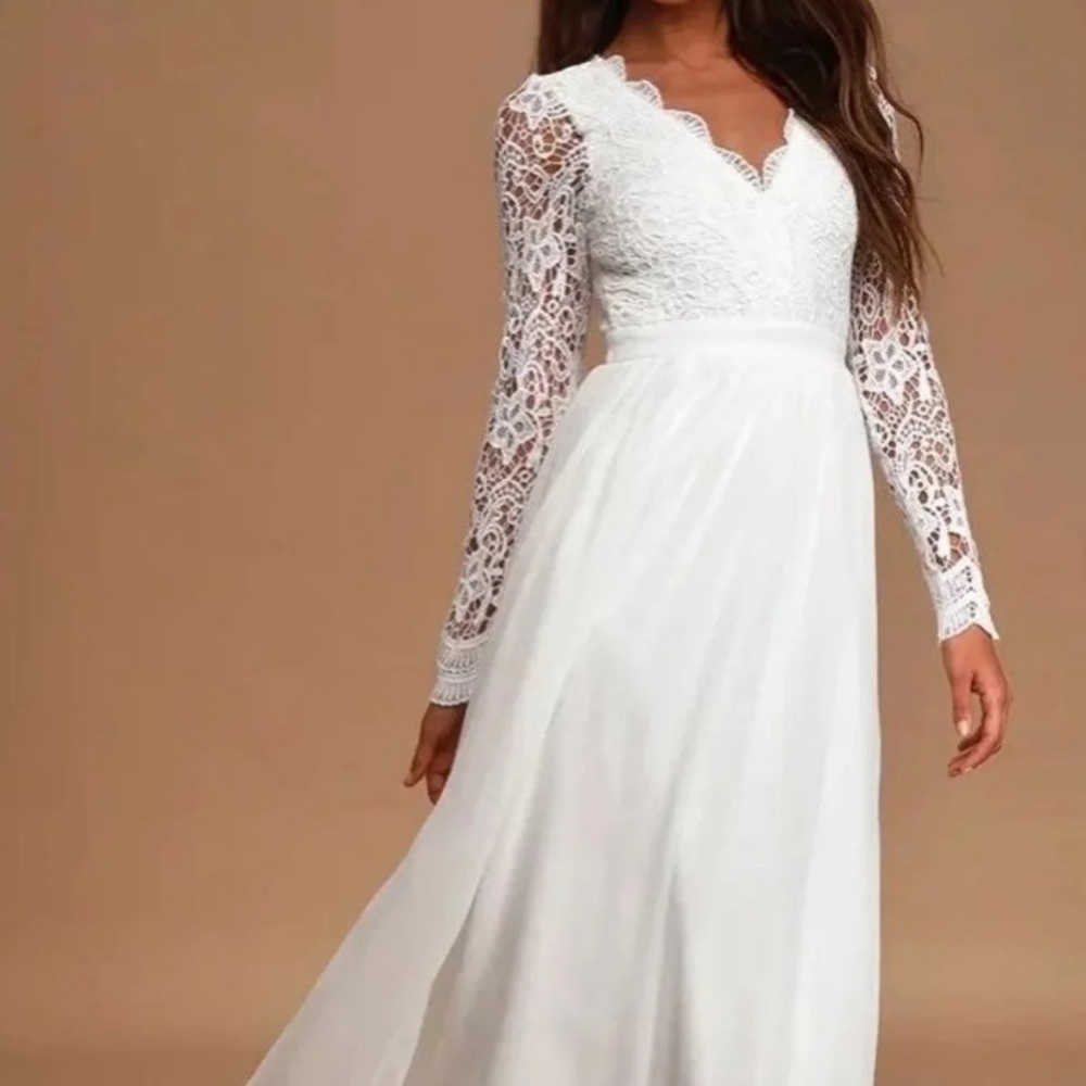 Lulus white dress